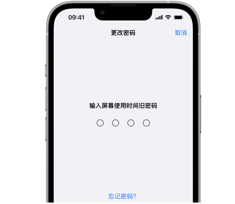 遂宁iPhone屏幕维修分享iPhone屏幕使用时间密码忘记了怎么办 