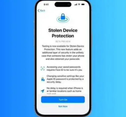 遂宁苹果授权维修店分享被盗设备保护功能开启方法 